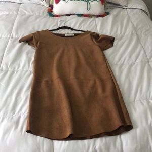 Suede dress
